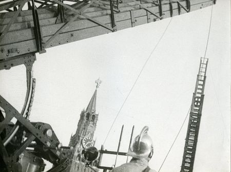 Парад пожарных на Красной площади