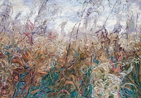 «Осенние травы III» из цикла «Жизнь сосен и трав»