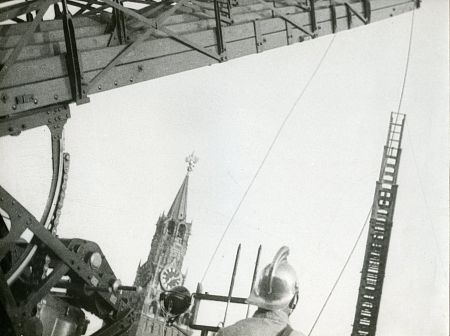 Парад пожарных на Красной площади