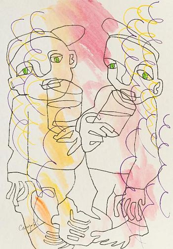 Дети пьющие воду