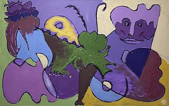 Фиолетовая бабочка